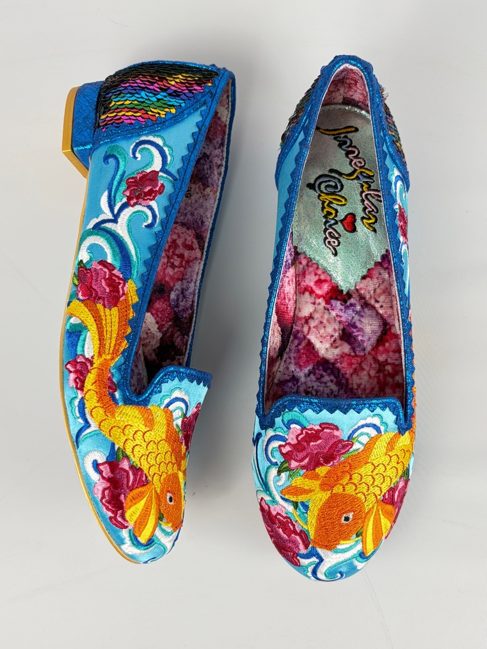 Irregular Choice Pescado Oro Goldfish Flats – Size 39 / UK 6 – Rare